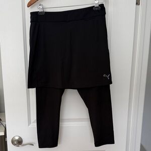 Puma Women's Black Skirt with Leggings